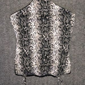 Snake print shirt